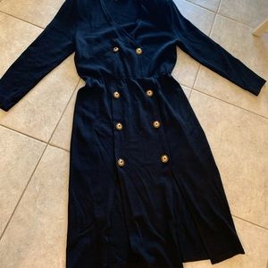 Black  blazer shirt dress